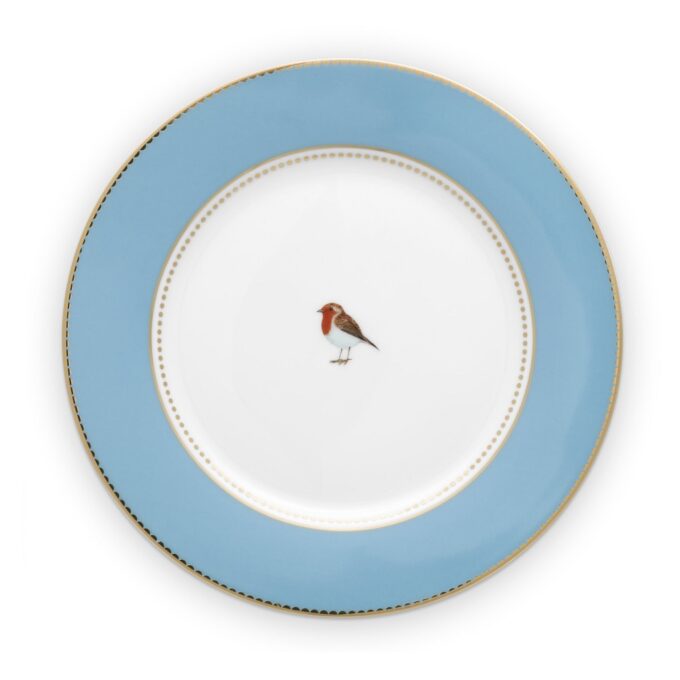 Love Birds Blue 21cm Plate