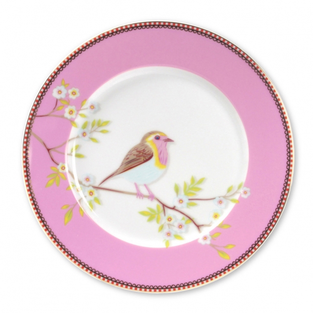 Early Bird Set/2 Pink Plates 21cm