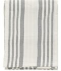 Nordal Table Cloth Off White/Grey Stripes